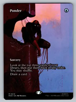 Ponder (Borderless) M Marvel Universe Eternal-Legal 13 NM - Image 1