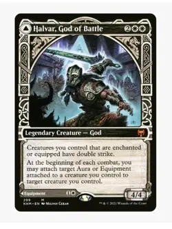 Halvar, God of Battle (Showcase) Kaldheim Regular - Image 1