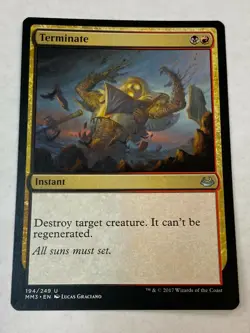 Terminate - Magic the Gathering MTG Modern Masters 2017 Single - Image 1