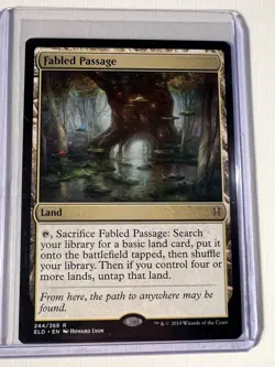 Fabled Passage #244 Throne of Eldraine ELD Magic MTG - Image 2