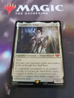 Mtg. Gandalf the White. Foil. Lord of the Rings. Pack Fresh - Image 1
