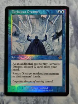 Turbulent Dreams FOIL - Torment - Magic the Gathering - MTG - Light Play - Image 1
