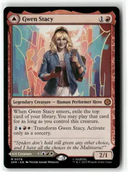 Gwen Stacey MTG Spider-Man 0078 MAGIC NM - Image 1