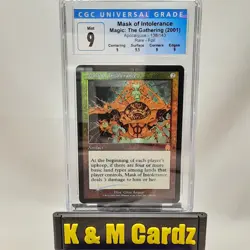 MTG - Apocalypse - Mask of Intolerance - Foil - Graded - CGC 9 - Image 1