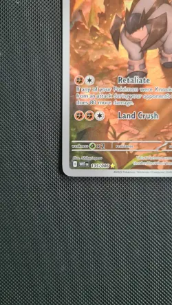 Terrakion 135/086 White Flare - Illustration Rare English Pokemon Card - NM/Mint - Image 2