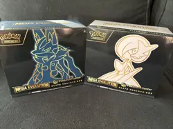 Pokemon Center Mega Evolution Gardevoir & Lucario ETB Elite Trainer Box Set Of 2 - Image 1
