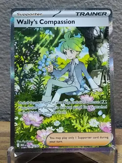 Pokemon TCG Wally's Compassion 186/132 Full-Art Special Illustration Rare! - Image 1