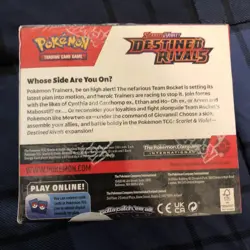 Pokemon Destined Rivals Booster Box New, Sealed with Acrylic Case - Image 2