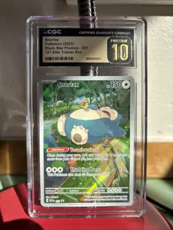 Pokemon Snorlax 051 Black Star Promo Scarlet Violet 151 ETB - CGC 10 PRISTINE - Image 4
