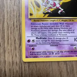 Mr. Mime 27/130 Rare 2000 Pokemon Base Set 2 NM - Image 5