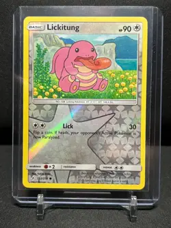 Lickitung 152/214 Reverse Holo Pokemon 2019 SM Unbroken Bonds LP - Image 1