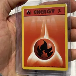 Pokemon Base Set 2 #126/130 Fire Energy 2000 Regular NM Pokemon Nintendo TCG - Image 2
