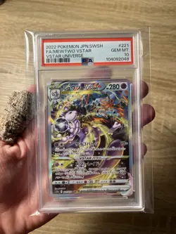 2022 Pokemon SWSH Mewtwo Charizard VSTAR Universe #221#212 PSA 10 - Image 2