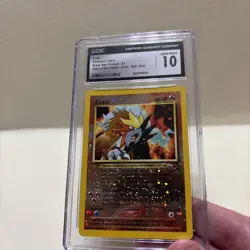 CGC 10 GEM MINT Entei 2001 Black Star Movie Promo 34 Reverse Holo Pokemon Slab - Image 1
