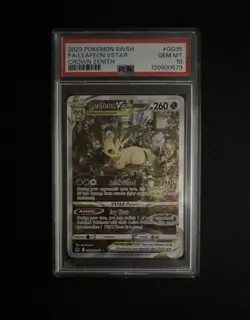 2023 Pokemon SWSH Crown Zenith Full Art Holo Leafeon VSTAR GG35/GG70 PSA 10 - Image 3
