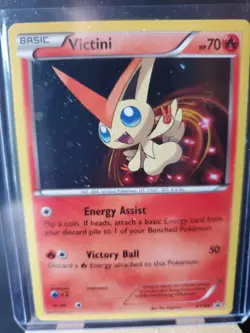Victini XY189 RARE Black Star Promo Holo Pokemon Hard To Find! - Image 1