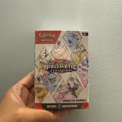 Pokemon TCG Scarlet & Violet Prismatic Evolutions Booster Bundle Sealed, 6-Pack - Image 2