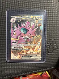 Pokemon TCG Team Rockets Nidoking EX 233/182 Destined Rivals - Image 1