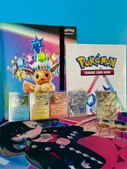 Pokemon Prismatic Evolutions Bundle - Eevee 173 Promo - Binder - Poster - Promos - Image 1