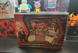 NEW Destined Rivals Pokemon TCG Team Rockets Mewtwo EX Box Sealed - Image 1
