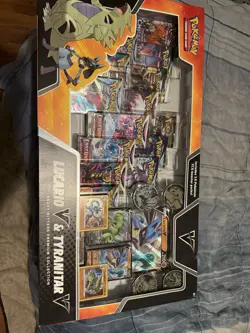 Pokemon TCG Lucario V & Tyranitar V Heavy Hitters Premium Collection NEW 2023 - Image 1