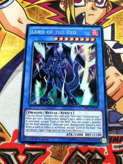 Lord of the Red drl2-en016 1st Edition (LP) Secret Rare Yu-Gi-Oh! - Image 1