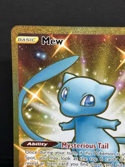 Celebrations Mew Full Art Ultra Rare Gold Holo 25/25 Pokemon Card - Image 2