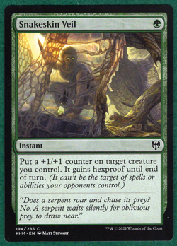 Snakeskin Veil - Kaldheim KHM #194 - Magic: The Gathering MTG Card - Image 1