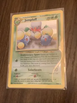 Pokemon Jumpluff Holo Rare TCG Card 9/64 Neo Revelation Unlimited Light Play - Image 2