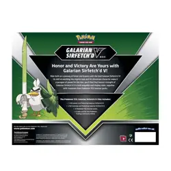 Pokemon Galarian Sirfetch'd V Box [4 Booster Packs Promo Card & Oversize Card] - Image 5