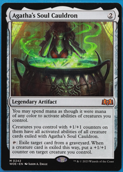 Agatha's Soul Cauldron Wilds of Eldraine PLD Mythic Rare CARD (505252) ABUGames - Image 1