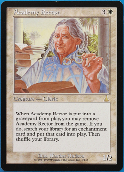 Academy Rector Urza's Destiny PLD (Reserved List MTG Magic Card) 505251 ABUGames - Image 1