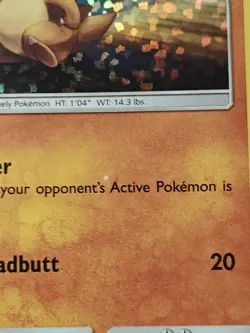 Cubone 7/12 McDonald’s Exclusive Confetti Holo 2018 Promo Card Pokemon TCG - Image 2