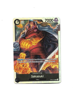 One Piece Card Game Sakazuki OP02-099 SR Super Rare Foil Card Best Reprint NM - Image 1