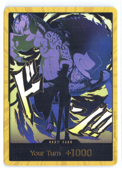 Don!! Card (Gold) (Rob Lucci) One Piece Premium Booster THE BEST Vol.2 PRB-02 - Image 1