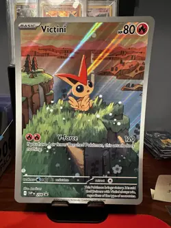 Victini Jumbo Card Scarlet & Violet Black Star Promos Near Mint Holo - Image 1