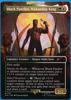 Black Panther, Wakandan King (Secret Lair Promo) PLD MTG CARD (505234) ABUGames - Image 1