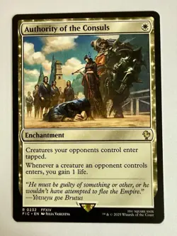 Authority of the Consuls - 232 - NM - Commander: FINAL FANTASY - MTG - Image 1