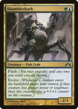 Shambleshark 4x FOIL GTC MTG Gatecrash Common MINT green blue - Image 1