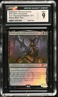 SHEOLDRED, WHISPERING ONE *Phyrexian* Secret Lair Foil Mythic CGC 9 MTG EDH - Image 1