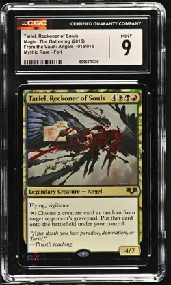 TARIEL, RECKONER OF SOULS From the Vault: Angels Foil Mythic CGC 9 MTG EDH - Image 1