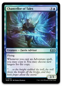 Chancellor of Tales #45 (Foil) (NM) Wilds of Eldraine WOE Magic MTG - Image 1