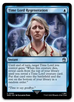 Time Lord Regeneration #59 (NM) Doctor Who WHO Magic MTG - Image 1