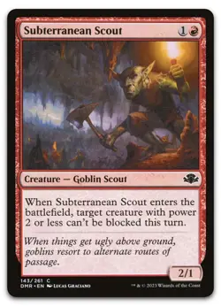 Subterranean Scout #143 (NM) Dominaria Remastered DMR Magic MTG - Image 1