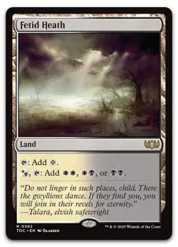 Fetid Heath #362 (NM) Tarkir Dragonstorm TDC Magic MTG - Image 1