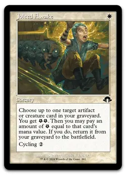 Jolted Awake (Retro Frame) #392 (NM) Modern Horizons 3 MH3 Magic MTG - Image 1