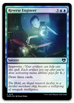 Reverse Engineer #116 (Foil) (NM) Commander Masters CMM Magic MTG - Image 1