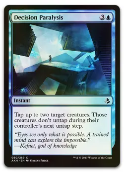 Decision Paralysis #50 (Foil) (NM) Amonkhet AKH Magic MTG - Image 1