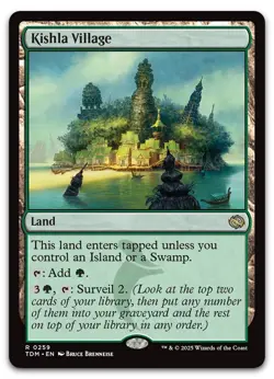 Kishla Village #259 (NM) Tarkir Dragonstorm TDM Magic MTG - Image 1