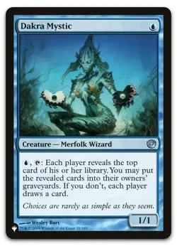 Dakra Mystic #35/165 (NM) List Reprints LIST LIST Magic MTG - Image 1